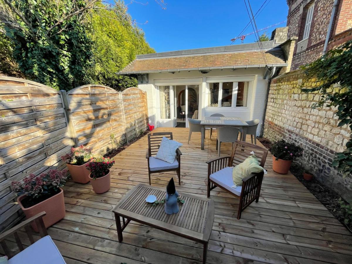 Le 102, Maison Avec Terrasse Et Parking Gare De Rouen Eksteriør billede