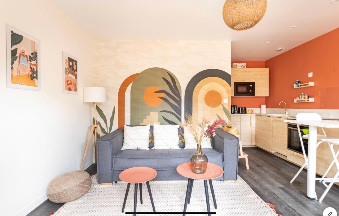 Le 102, Maison Avec Terrasse Et Parking Gare De Rouen Eksteriør billede