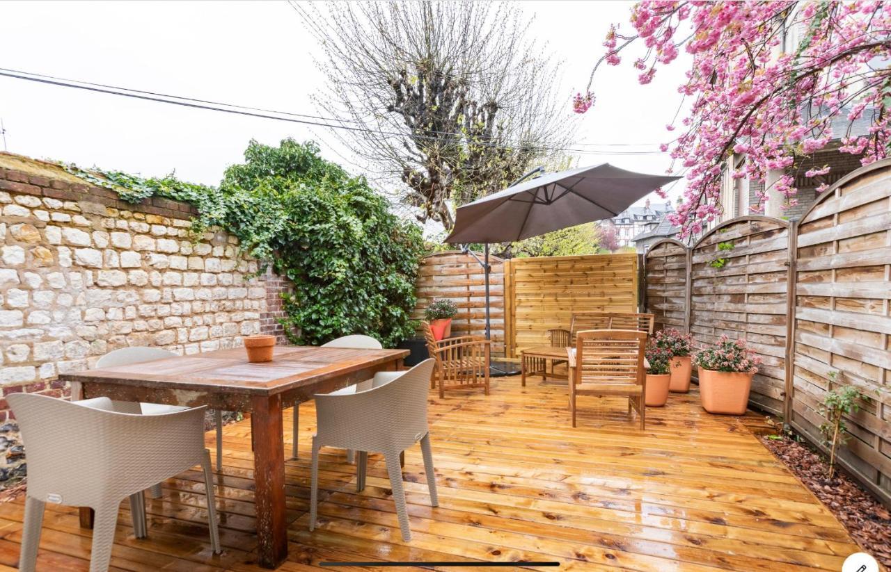 Le 102, Maison Avec Terrasse Et Parking Gare De Rouen Eksteriør billede