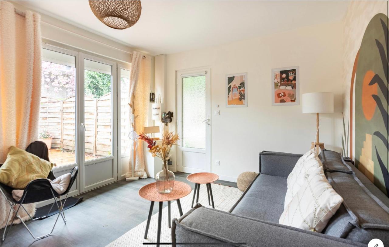 Le 102, Maison Avec Terrasse Et Parking Gare De Rouen Eksteriør billede